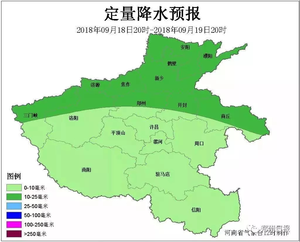 济源最新天气预报通知