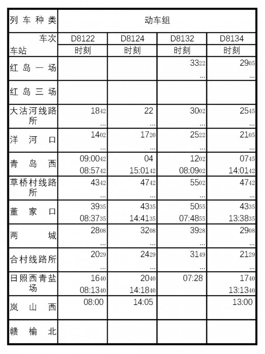 南青专线最新时刻表全面解析