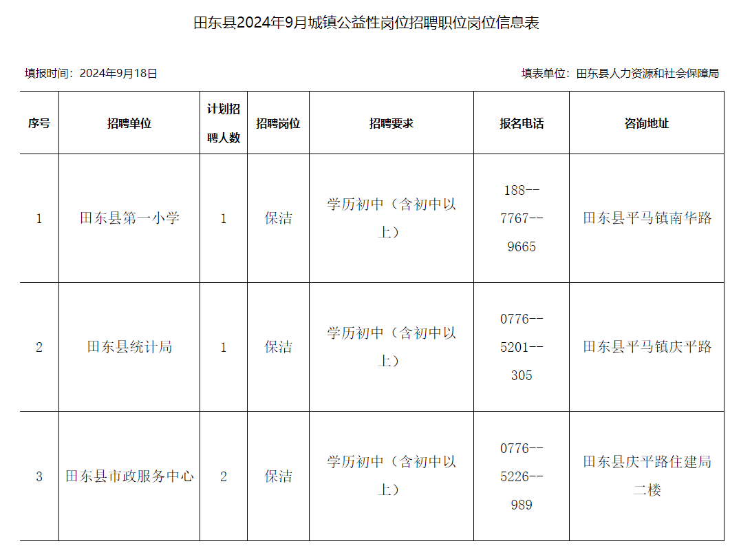 田东县统计局最新招聘启事概览